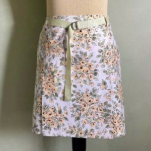 Ann Taylor Loft Floral Skirt Size 6 Petite